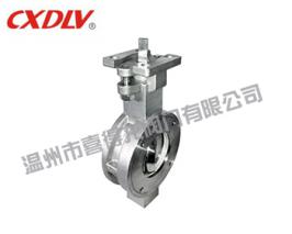 Electric double - eccentricity of the folder on the butterfly valve